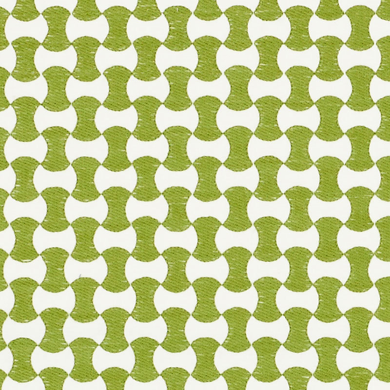 Nolita Embroidery Fabric, Leaf