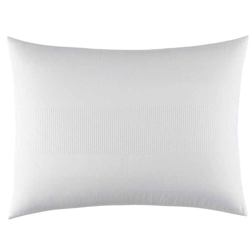 Ensemble d'édredon en coton gaufré Vera Wang, Édredon pour grand lit + 2 taies décoratives pou