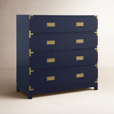Mahogany 4-Drawer Accent Chest