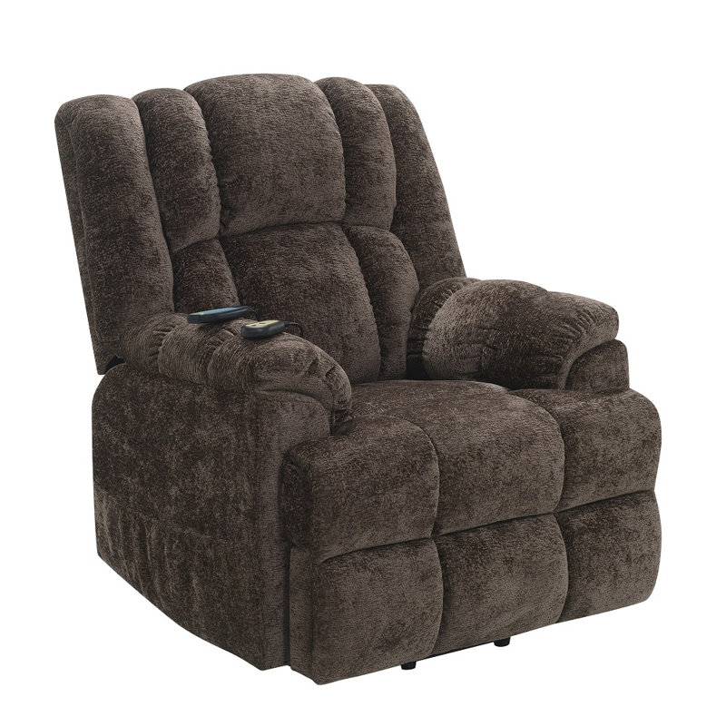 Fauteuil inclinable électrique avec chauffage et massage Gianluca Chenille