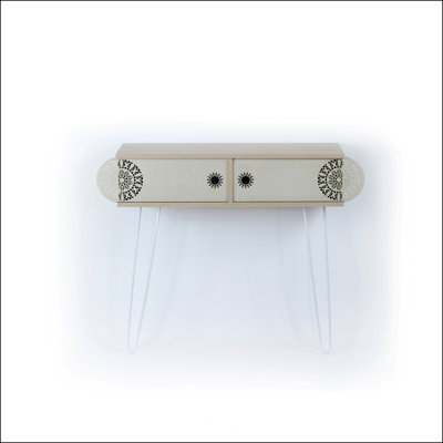 Stunning Lora Legs Two-Tier Console Table For Stylish Interiors