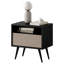 Hodgskin 47cm W Manufactured Wood Bedside Table