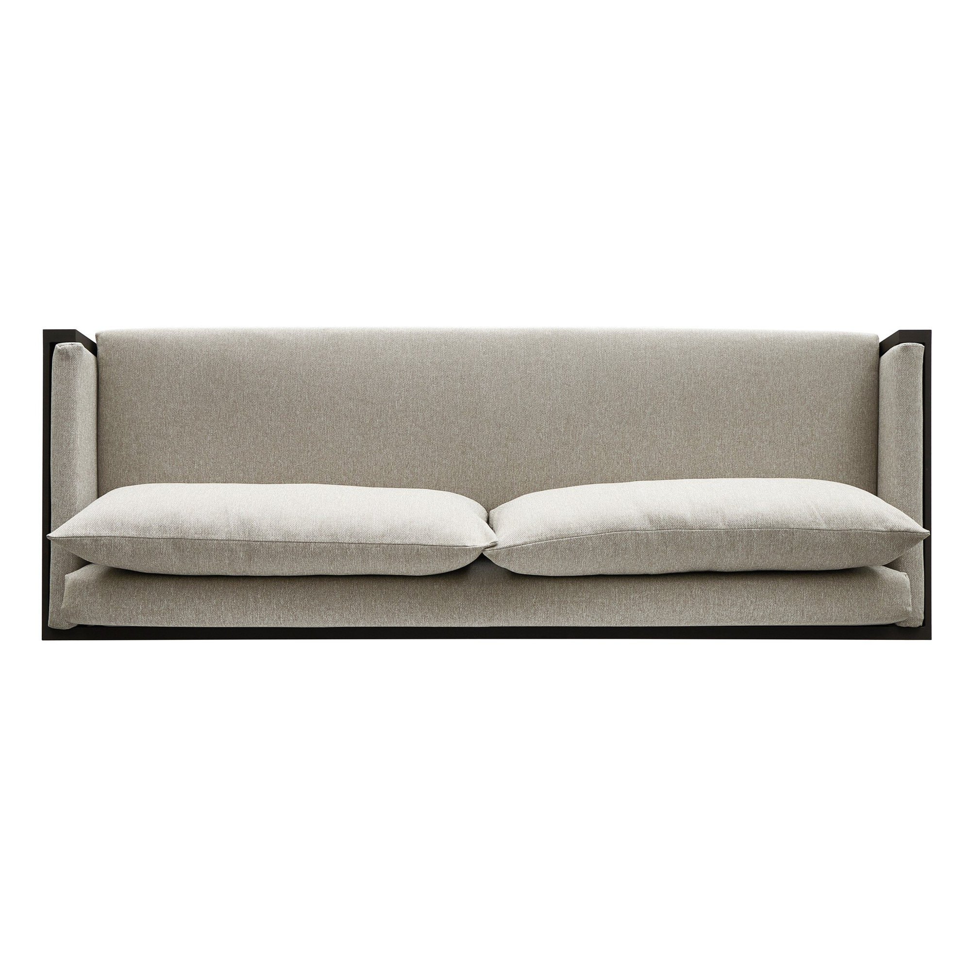 Chapman Outdoor Metal Sofa-106"-Bronze