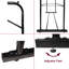 Ransdell 110Cm Double Clothes Rack Stand With Show Shelf