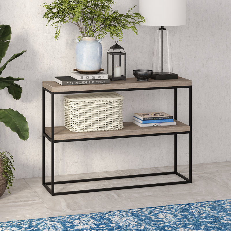 Luckey 106.7cm Console Table, Grey Wash