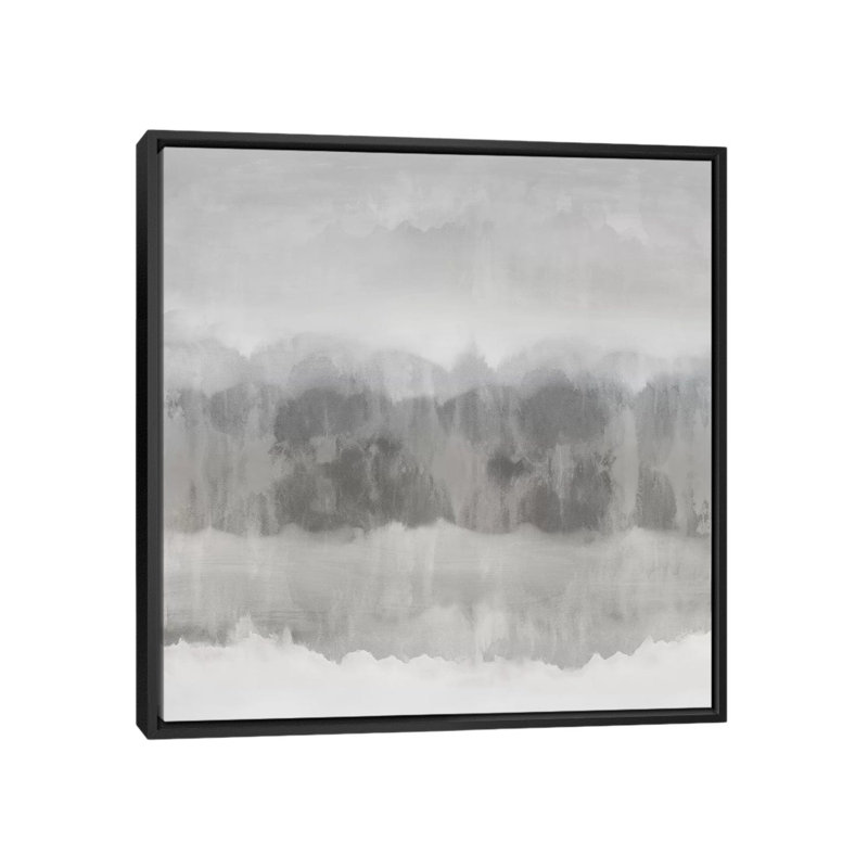 « subtil mouvement ii », reproduction d’art sur toile tendue, H 18 po x l 18 po x P 1,5 po, Toile avec cadre flottant noir