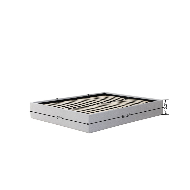 Aristedes Side Lift Up Platform Storage Bed | Wayfair