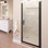 Infinity 28'' - W x 76'' H Pivot Door Semi-Frameless Shower Door with