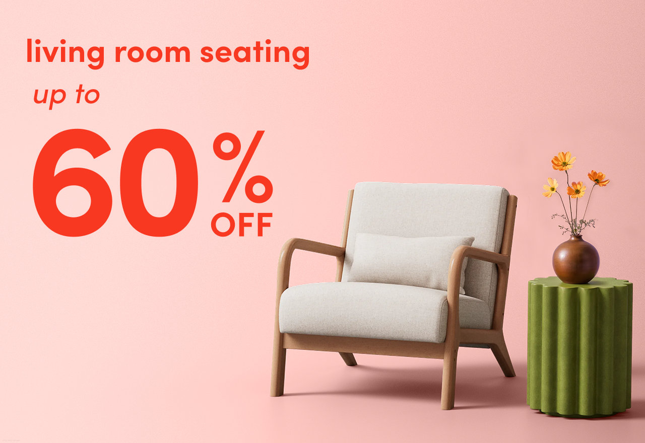 living room seating clearance