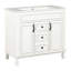 Meuble-lavabo moderne avec lavabo supérieur, 2 portes à fermeture douce et 2 tiroirs-161355965