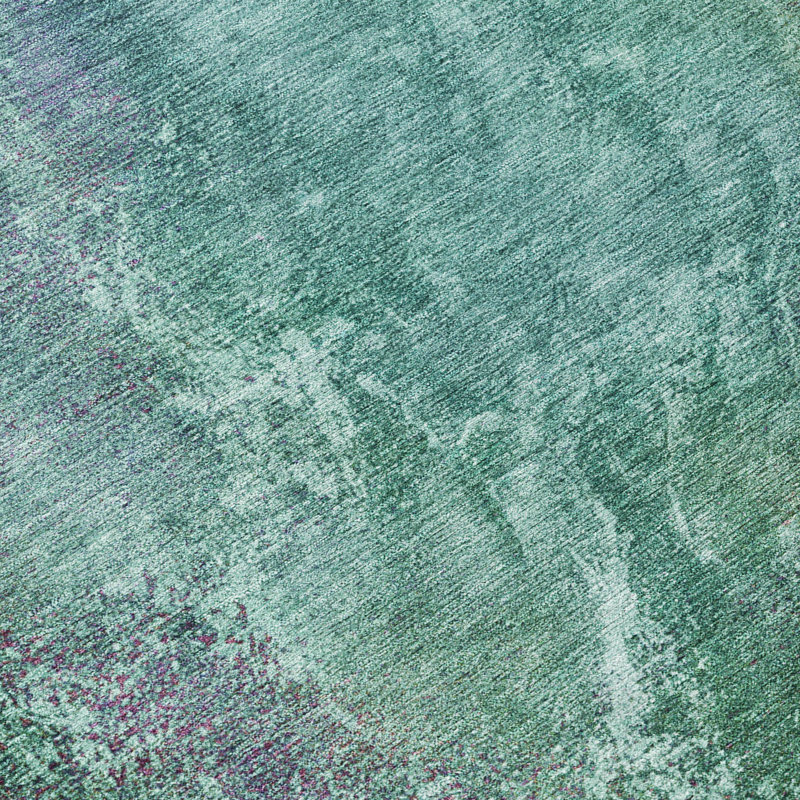 Tapis abstrait intérieur / extérieur lavable à la machine Emelia ACN2308, Rectangle 2 pi 6 po x 3 pi 10 po