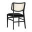 Chaise d'appoint noire Padulsky-1860908208
