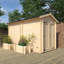 Elysia 10.85 x 5.11 Ft. Log Cabin