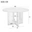 [120 cm] Farmhouse Style Round Dining Table for 4–6 People-1327098245