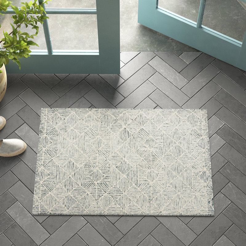 Linsly Geometric Indoor Rug, Rectangle 2' x 3'