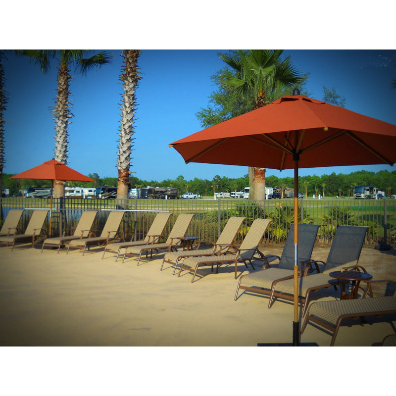 Levante Square Market Umbrella, Terracotta, 84" W x 84" D