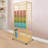 16 Rods Freestanding Ribbon Storage Shelf Display Rack With 4 Wheels-1080478832