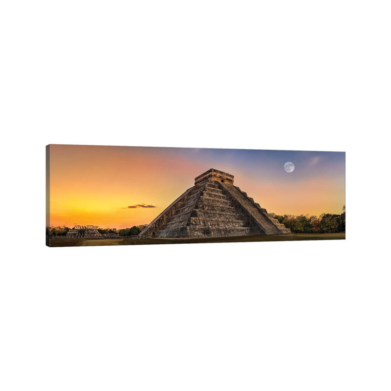 Twilight mayan, H 16 po x l 48 po x P 1,5 po, Toile tendue