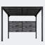 Linéaire l 10 pi L 8 pi. Pergola en métal