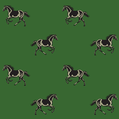 Thoroughbred - Emerald Green Wallpaper