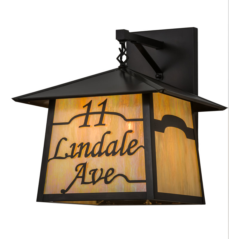 Personalized 3 - Light Armed Sconce