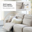 Fauteuil inclinable électrique surdimensionné sans mur Majida-988476997