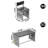 Miatta 4 - Person Solid Wood Top Trestle Dining Set-913953681