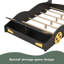 Lit plateforme avec roulettes et rangement Race-2082129768