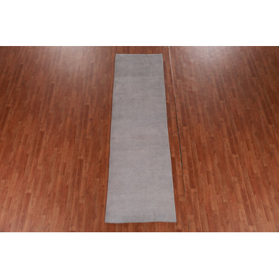 Tapis de couloir lavande mauve moderne Gabbeh