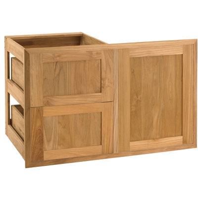 18.75'' Stainless Steel Drop-In Door & Drawer Combo