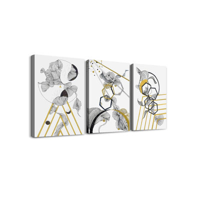 3 Piece Wrapped Canvas Set