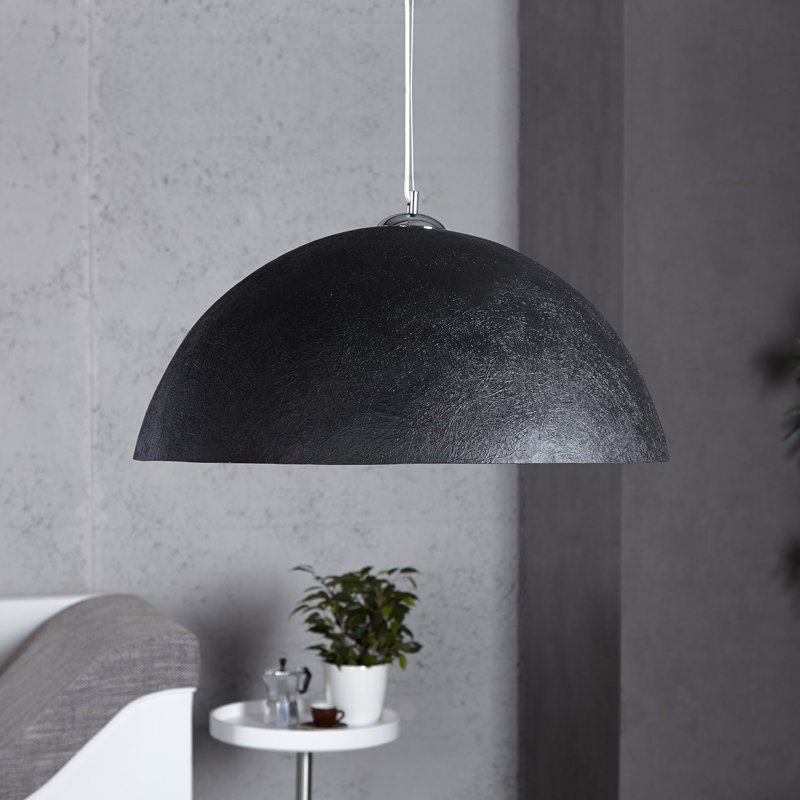 Joline 1 - Light Single Pendant, Black/Gold, 25 cm H x 50 cm W x 50 cm D