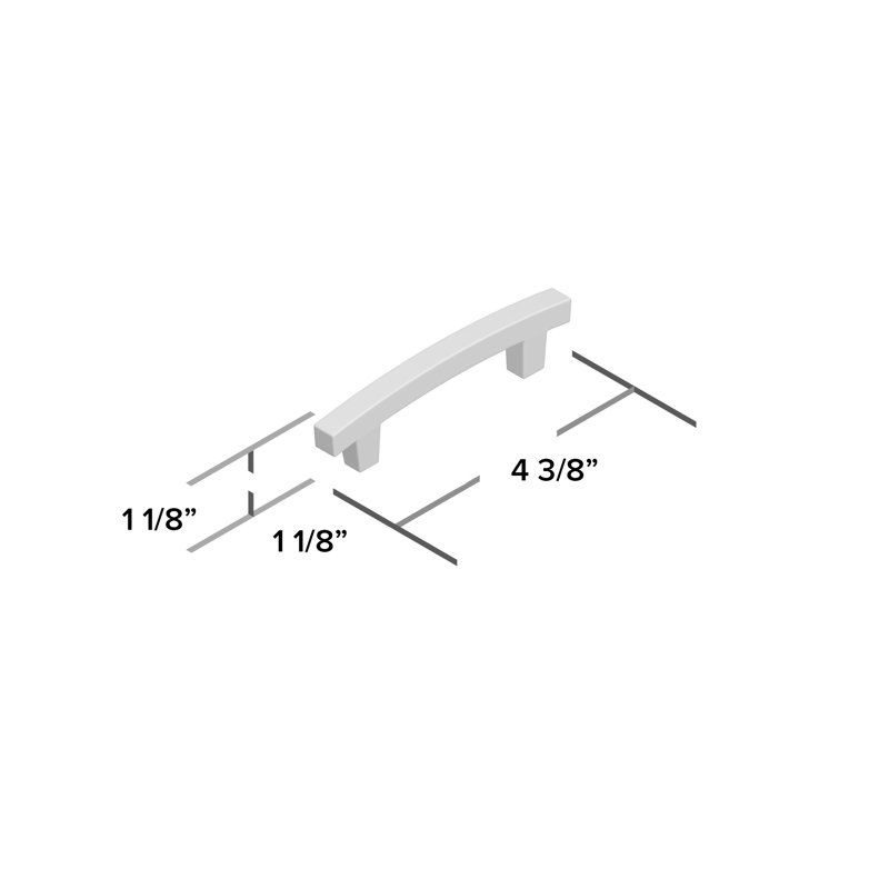 Ensemble de poignées Pierce, Noyer chaux, 3"