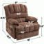 Fauteuil inclinable électrique Chenille avec massage par vibration 8 points et chauffage lombaire-106862018