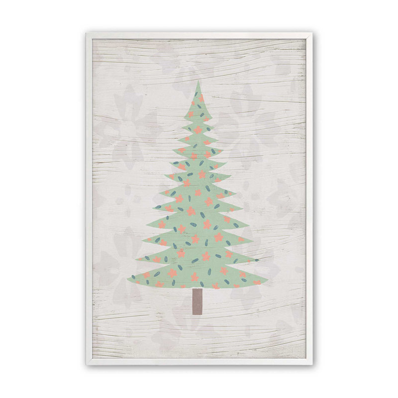 «Cut Paper Tree III» par June Erica Vess, reproduction d'art, H 18 po x l 12 po, Impression sur cadre ouvert sans papier mat