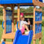 Crouse Freeport Park Cedar Swing Set with 2 Swing(s) , 1 Slide(s)