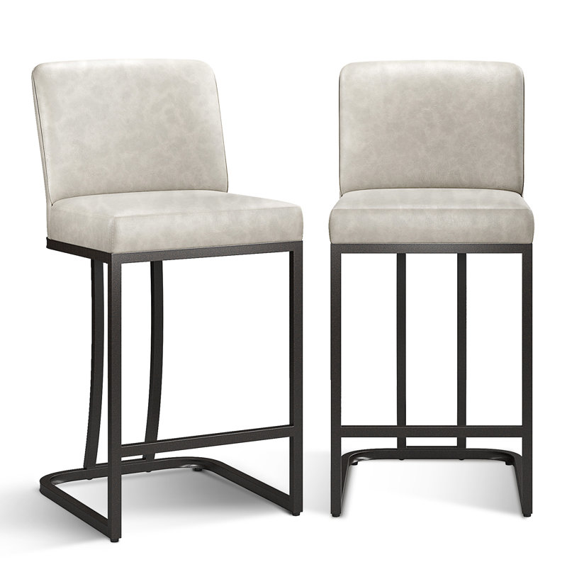 Forsyth 61cm Bar Stool, White