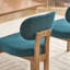 Plush Chenile Fabric Dining Chairs-2108981745