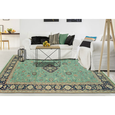 Pak-Persian Jahangir Lt. Green Rug