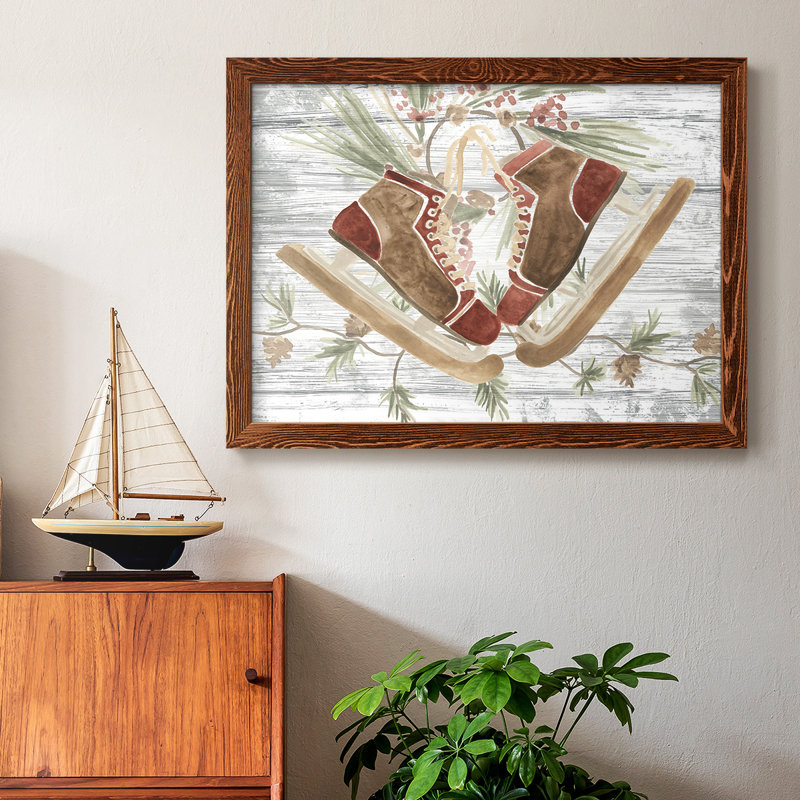 Pinecone Lodge Collection A, reproduction d'art sur toile, Érable, H 28 po x l 42 po x P 1,5 po