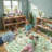Goldene Machine Washable Area Rugs Non Slip Soft Low Pile Unicorn Floral Farmhouse Moroccan Vintage Carpet-805172709