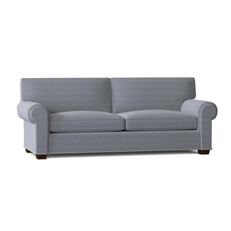 Cancun Sofa, 84" W, Bailey Ld Navy, Café