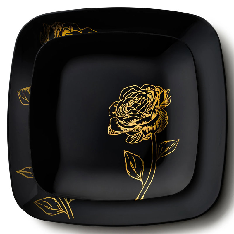 Billeaud 10'' Plastic Combo, 128, Black/Gold