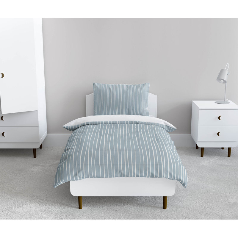 Ricky Decorative Lightweight Comforter Set, Slate Blue