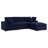 Commix 4-Piece Sunbrella Outdoor Patio Sectional Sofa-1499632330