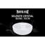 Bols en cristal Northen Selenite pour le nettoyage, le nettoyage et la méditation, 10 cm - blanc