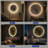 38-Inch Realistic Resin Moon Wall Light – Plug-In Dimmable LED Moon Sconce with Remote Control, 38 W Main & 15 W Night Light, Meteorite Crater Texture, 1.75″ Thick Wall-Mounted Décor for Home & Commer-691086747