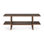Kabuki side table - varnished teak - brown - rectangular 103/30/40