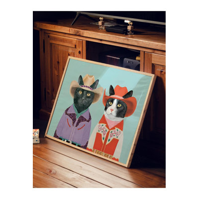 Peinture décorative encadrée