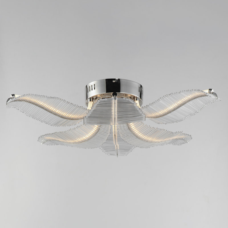 Lillet 6 - Light LED Flush Mount, Polished Nickel